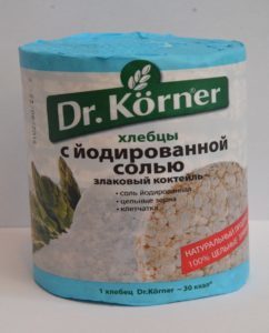 Користь і шкода хлібців dr korner, відгуки дієтологів, склад, калорійність