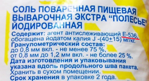 Харчова добавка Е536: небезпечна чи ні, з чого роблять, вплив на організм, застосування