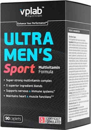 Вітаміни Ультра Менс Спорт: склад, спосіб застосування, відгуки