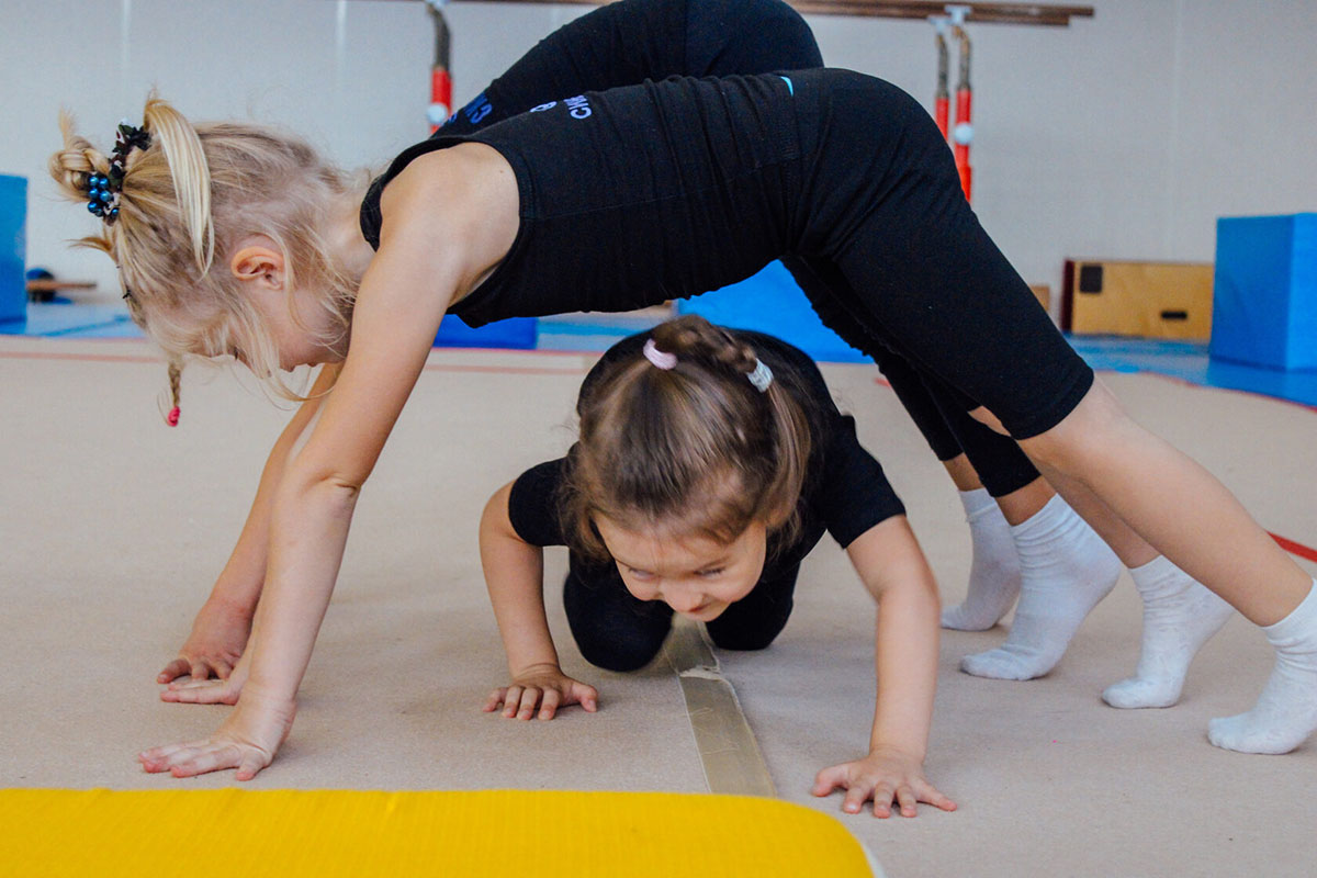 гимнастика с элементами акробатики для малышей