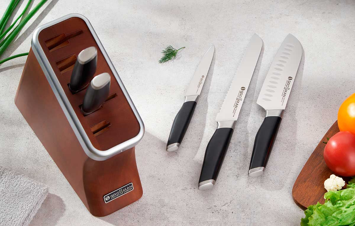 Кухонний набір ножів Grossman