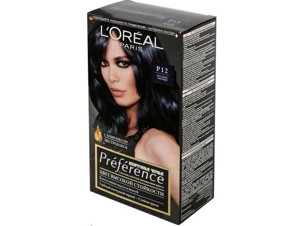 L'Oreal синяво чорний