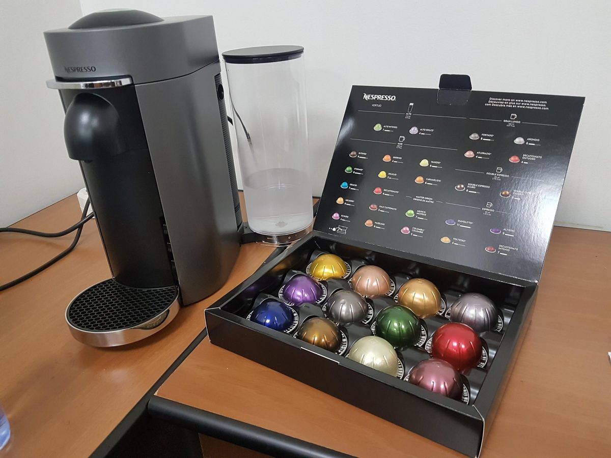 кофемашина Nespresso капсулы VertuoPlus