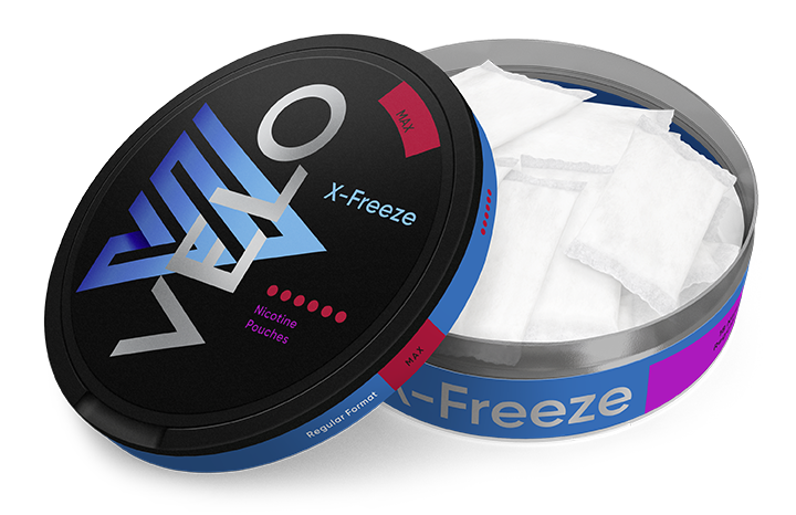 Паучі з нікотином velo x freeze max