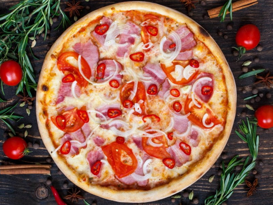 Хрустящая пицца Баффало НОТ от кулинаров сервиса доставки еды «Таймаут»