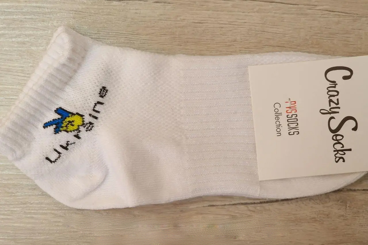 Короткие женские носки CrazySocks Ukraine